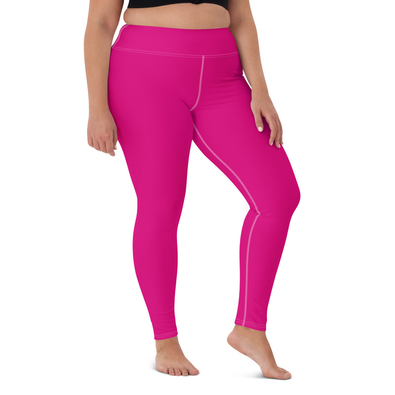 Bright Berry Yoga-Leggings