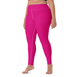 Bright Berry Yoga-Leggings
