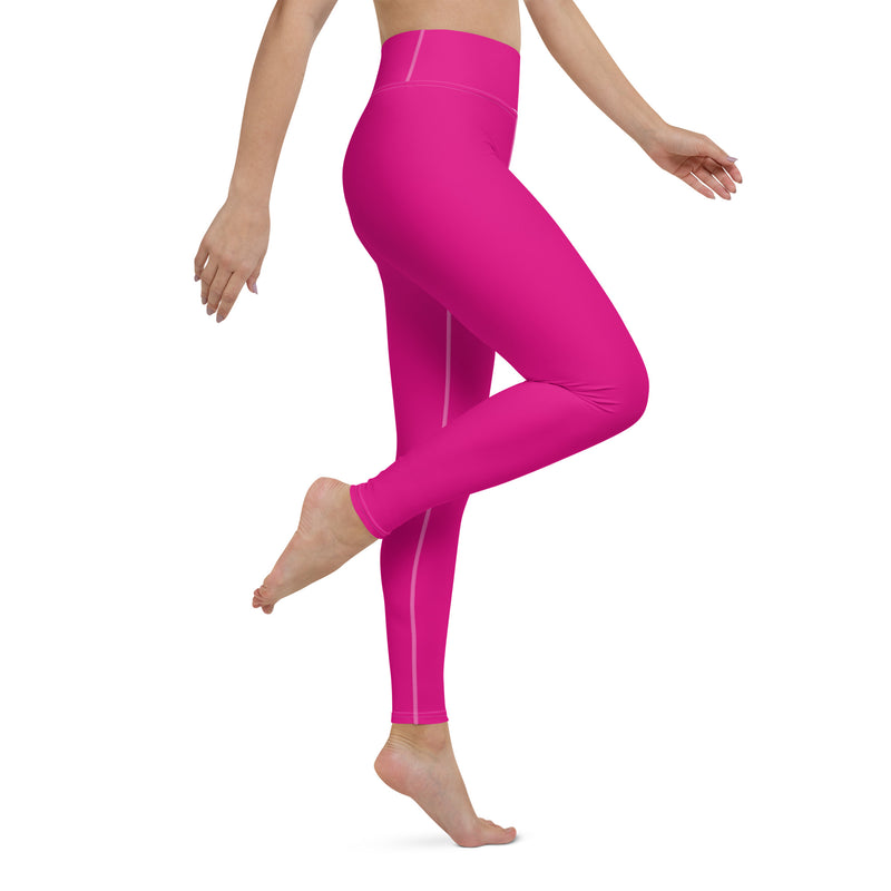 Bright Berry Yoga-Leggings